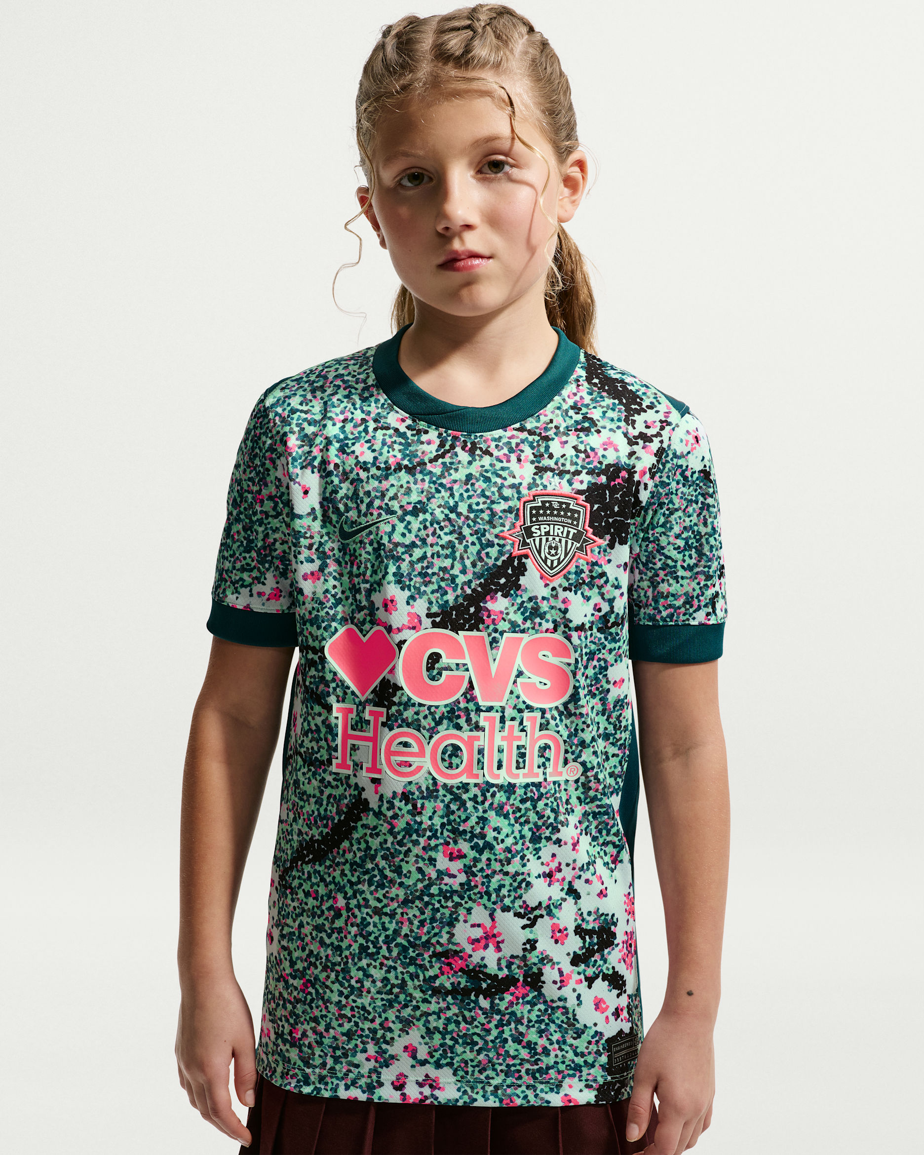 Washington Spirit Stadium Edition Big Kids' Nike Dri-FIT Replica